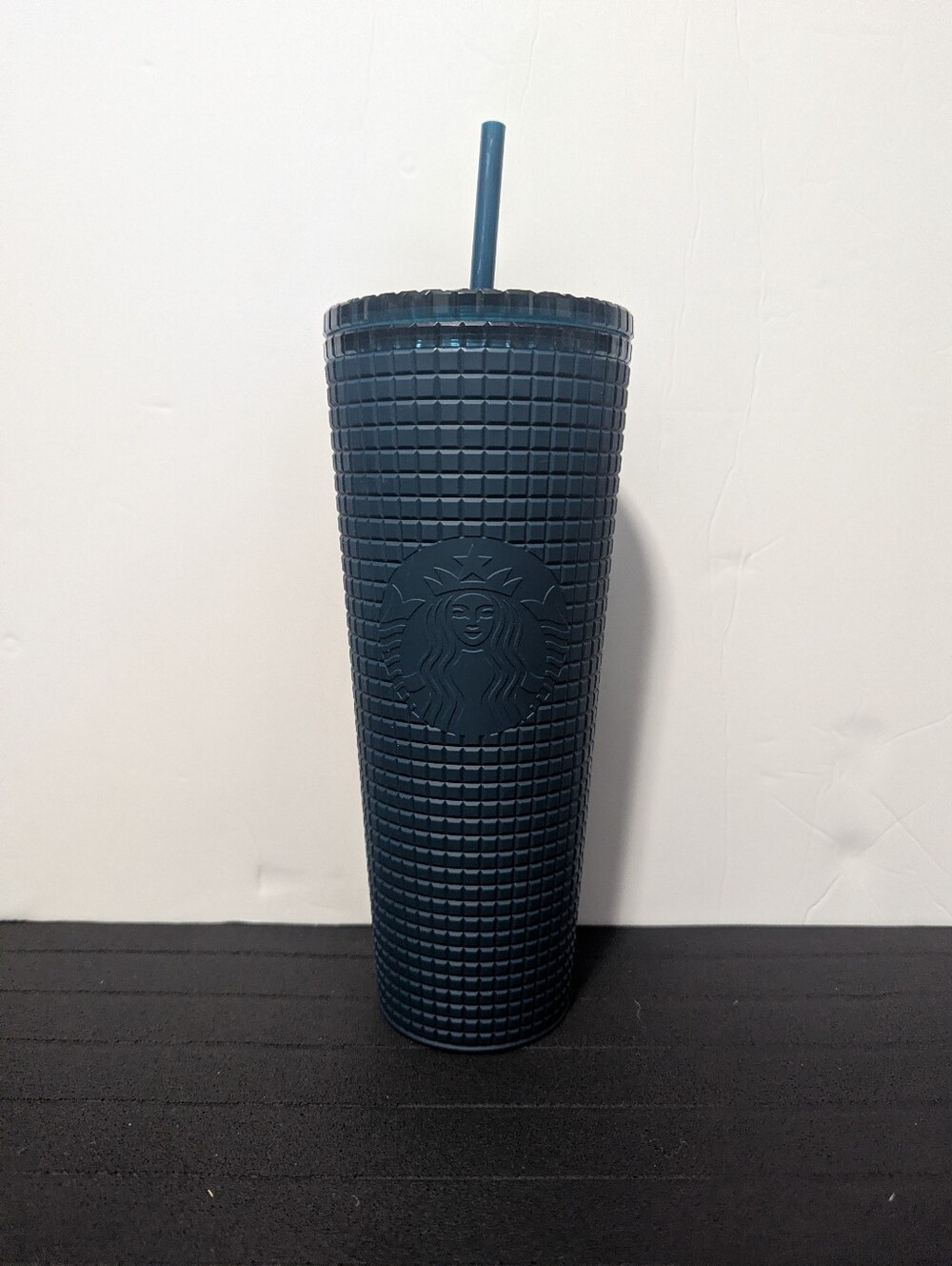 Starbucks Teal Studded Tall Tumbler with Straw